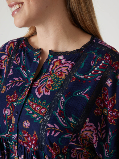 Blouse forme boîte