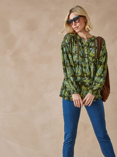 Blouse forme boîte