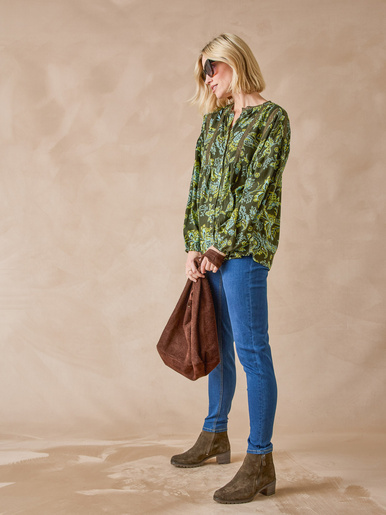 Blouse forme boîte