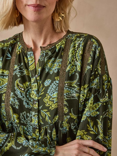 Blouse forme boîte