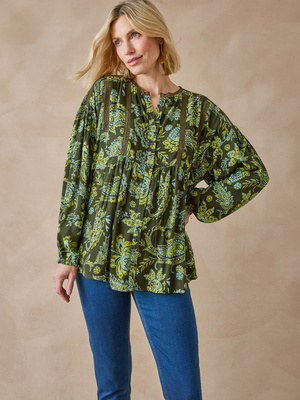 Blouse forme boîte