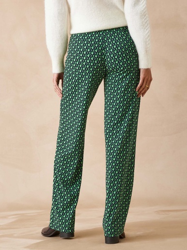 Pantalon en crêpe fluide
