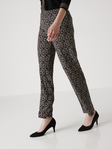 Pantalon en crêpe fluide