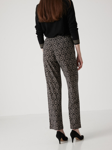 Pantalon en crêpe fluide