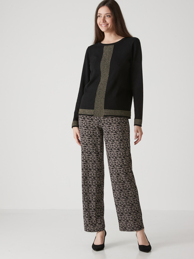 Pantalon en crêpe fluide