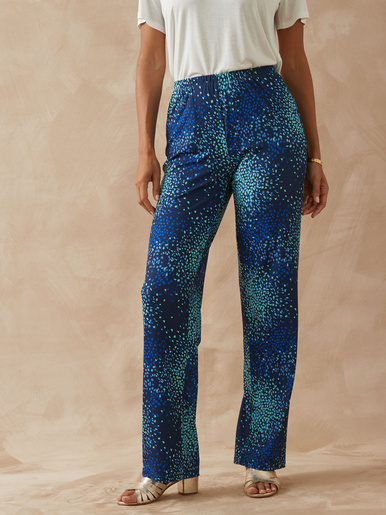 Pantalon en crêpe fluide