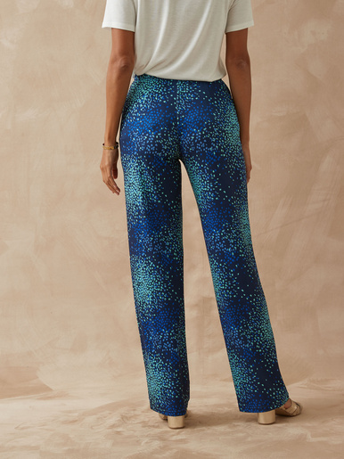Pantalon en crêpe fluide