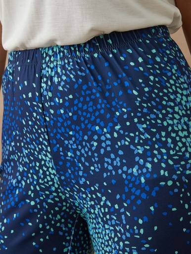 Pantalon en crêpe fluide