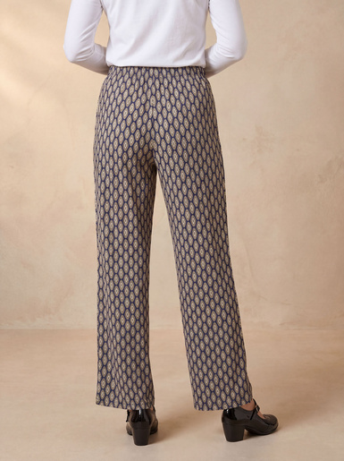 Pantalon imprimé coupe large