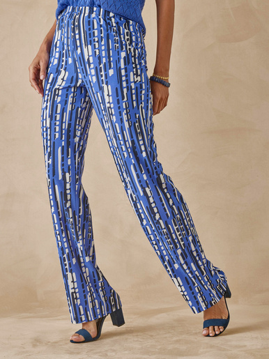 Pantalon en crêpe fluide