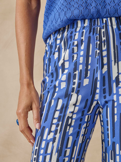 Pantalon en crêpe fluide