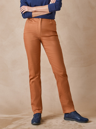 Pantalon 5 poches taille haute