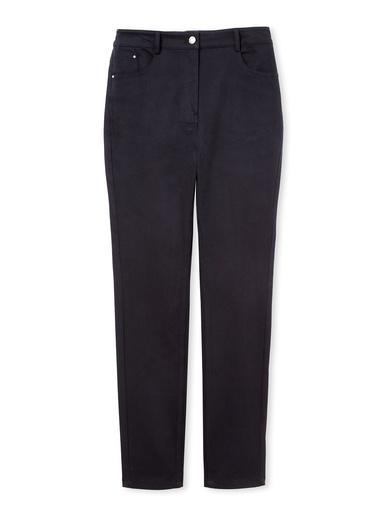 Pantalon 5 poches taille haute