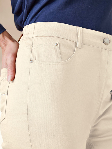 Pantalon 5 poches taille haute