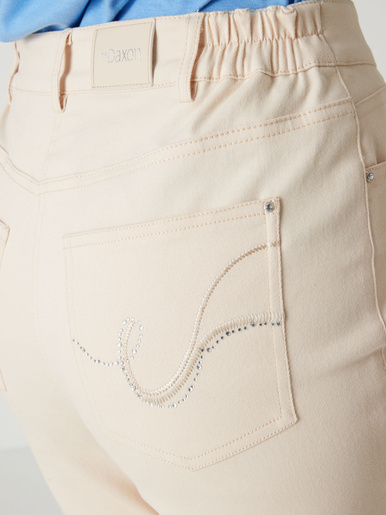 Pantalon 5 poches taille haute