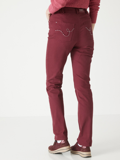Pantalon 5 poches taille haute - Daxon - 