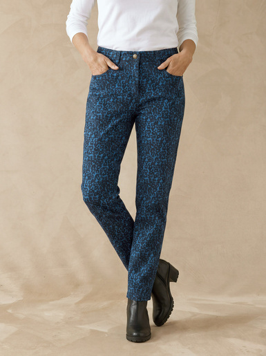Pantalon 5 poches taille haute