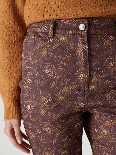 Pantalon 5 poches taille haute