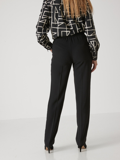 Pantalon élastiqué