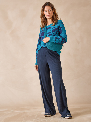 Pantalon large et droit