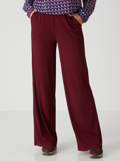 Pantalon large et droit - Daxon - Bordeaux