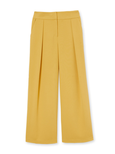Pantalon large en crêpe