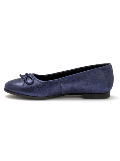 Ballerines plates tout cuir