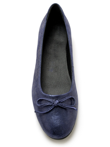 Ballerines plates tout cuir