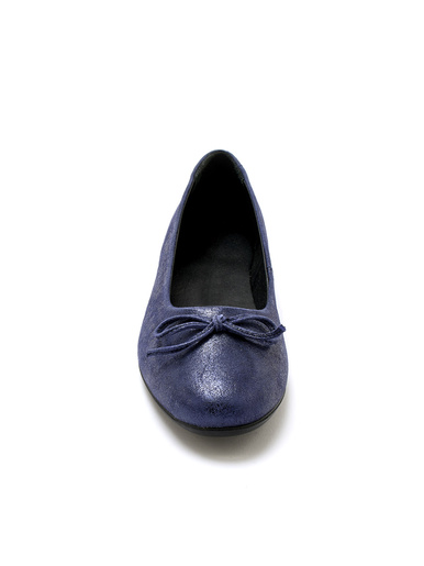 Ballerines plates tout cuir