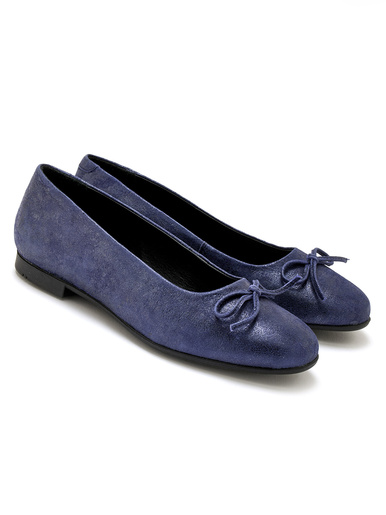Ballerines plates tout cuir