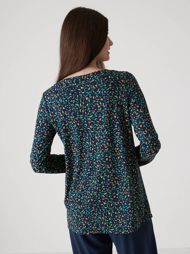 Tee-shirt tunique manches longues