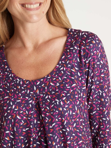 Tee-shirt tunique manches longues