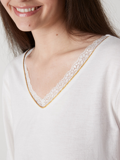 Tee-shirt maille émerisée