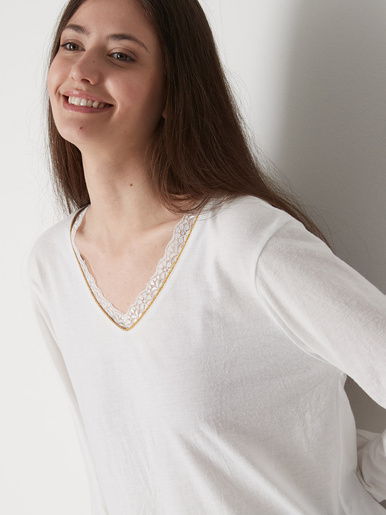 Tee-shirt maille émerisée