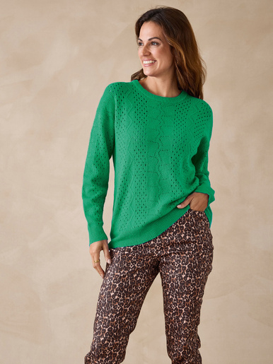 Pull encolure ronde - Daxon - Vert
