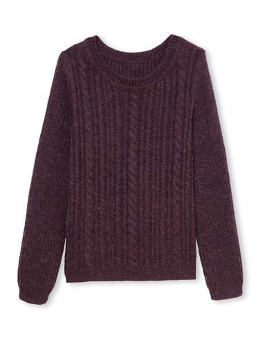 Pull torsadé avec laine et mohair
