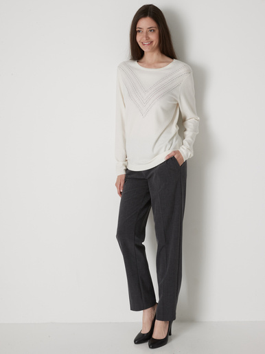 Pull point fantaisie détails rivets