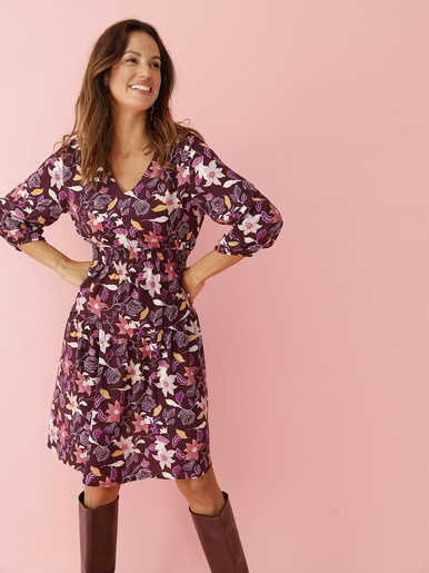 Robe jacquard