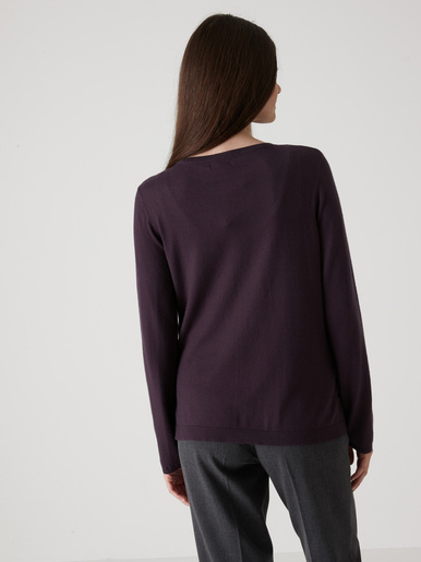 Cardigan point fantaisie détails rivets - Daxon - Quetsche