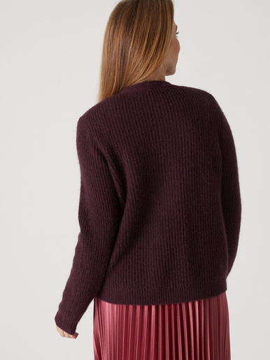 Gilet avec laine et mohair