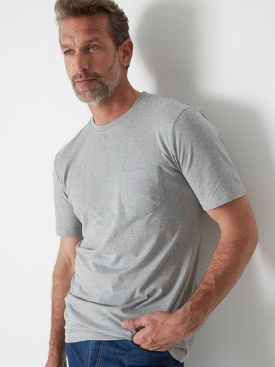 Lot de 2 tee-shirt effet chiné