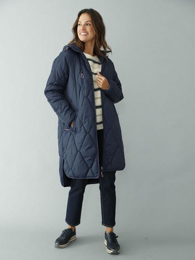 Parka matelassée doublée polaire - Daxon - Marine