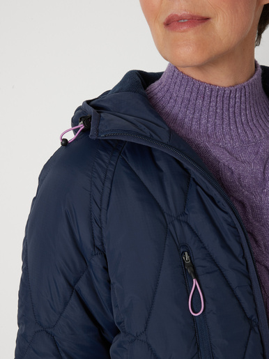 Parka matelassée doublée polaire