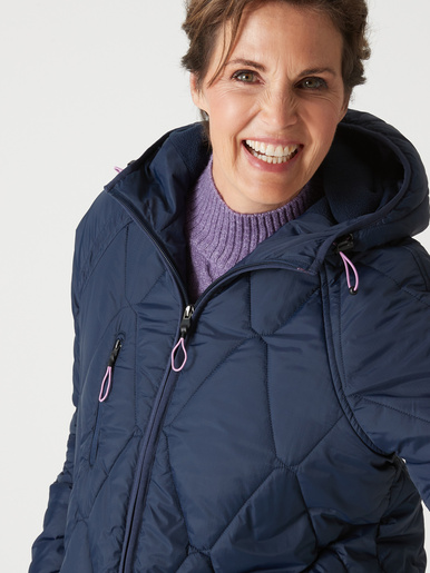 Parka matelassée doublée polaire