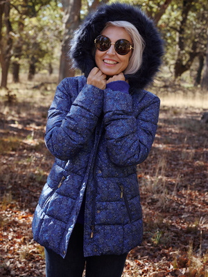 Doudoune à capuche amovible