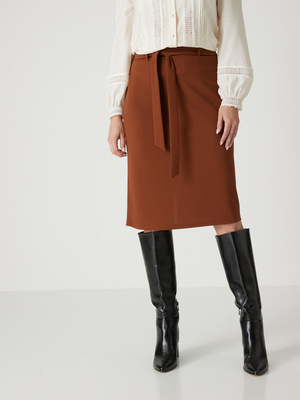 Jupe élastiquée en maille