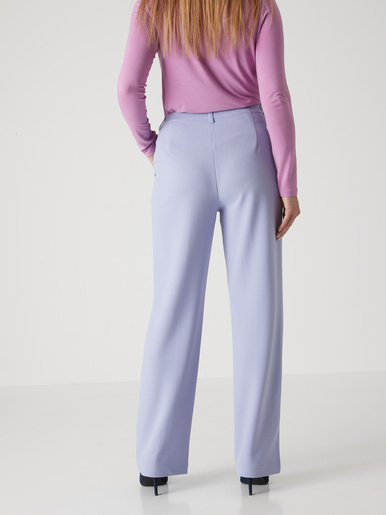 Pantalon en maille crêpe