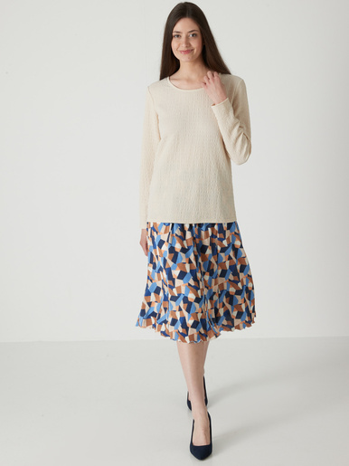 Tee-shirt en maille fantaisie