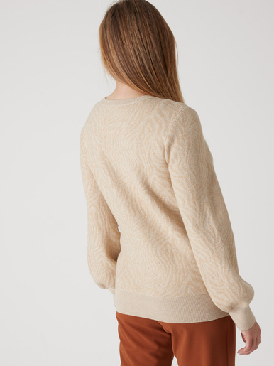 Pull motif jacquard paysage - Daxon - Multicolore