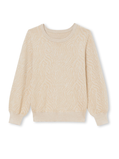 Pull motif jacquard paysage - Daxon - Multicolore